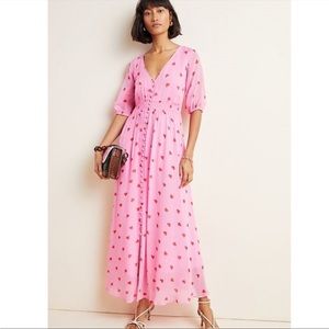 anthropologie valentina maxi dress by ghost london